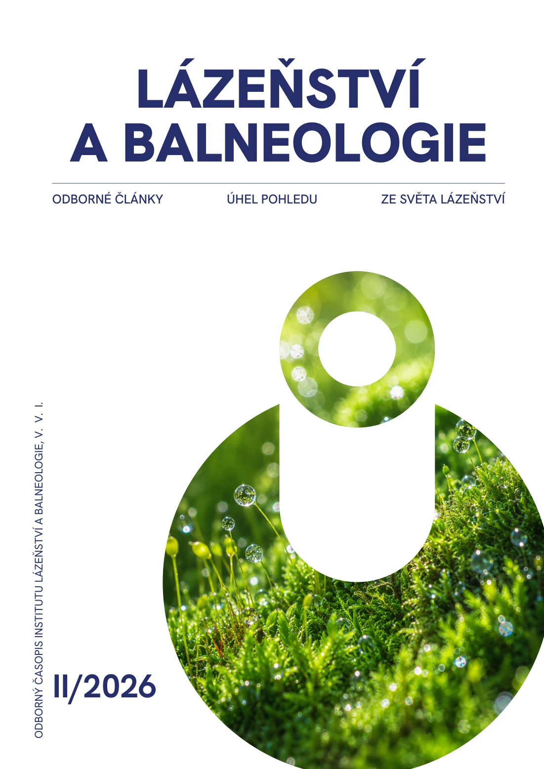Časopis Lázeňství a balneologie II/2026 – grafické spracovanie