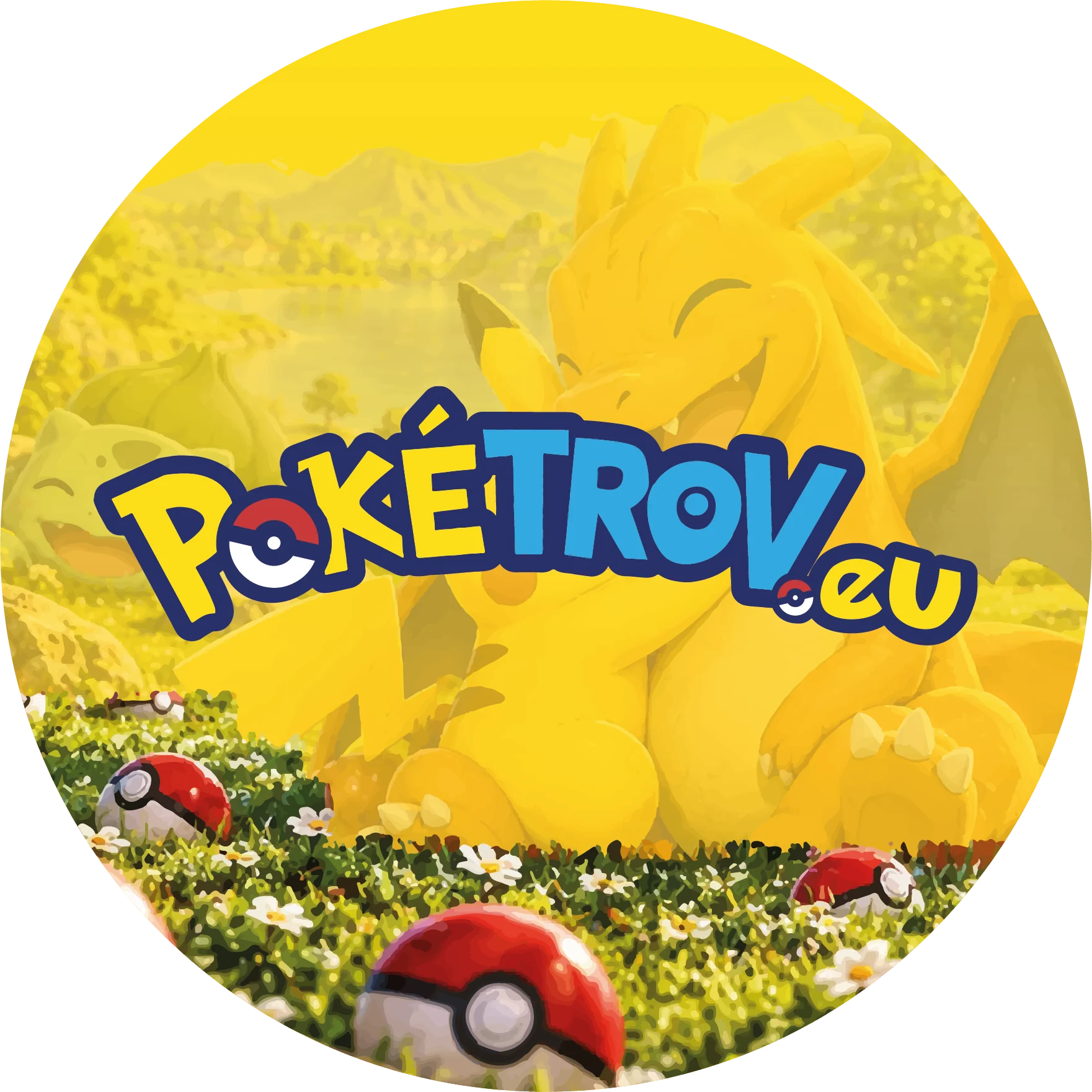 Kruhový grafický motív Pokétrov
